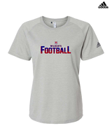 Tucson Wildcats Football Splatter - Womens Adidas Performance Shirt