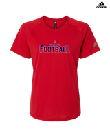 Tucson Wildcats Football Splatter - Womens Adidas Performance Shirt