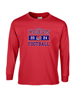 Tucson Wildcats Football Stamp - Cotton Longsleeve