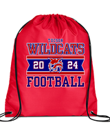 Tucson Wildcats Football Stamp - Drawstring Bag