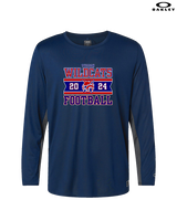 Tucson Wildcats Football Stamp - Mens Oakley Longsleeve