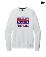 Tucson Wildcats Football Stamp - New Era Performance Long Sleeve
