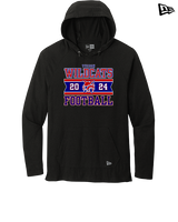 Tucson Wildcats Football Stamp - New Era Tri-Blend Hoodie
