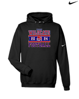 Tucson Wildcats Football Stamp - Nike Club Fleece Hoodie