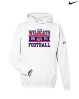 Tucson Wildcats Football Stamp - Nike Club Fleece Hoodie