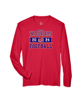 Tucson Wildcats Football Stamp - Performance Longsleeve