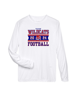 Tucson Wildcats Football Stamp - Performance Longsleeve