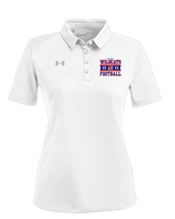 Tucson Wildcats Football Stamp - Under Armour Ladies Tech Polo