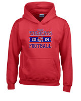 Tucson Wildcats Football Stamp - Unisex Hoodie