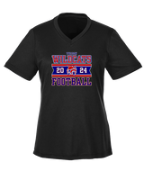 Tucson Wildcats Football Stamp - Womens Performance Shirt