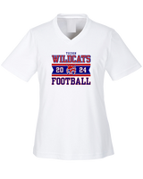 Tucson Wildcats Football Stamp - Womens Performance Shirt