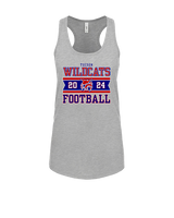 Tucson Wildcats Football Stamp - Womens Tank Top
