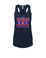 Tucson Wildcats Football Stamp - Womens Tank Top