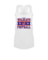 Tucson Wildcats Football Stamp - Womens Tank Top