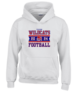 Tucson Wildcats Football Stamp - Youth Hoodie