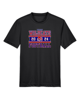 Tucson Wildcats Football Stamp - Youth Performance Shirt