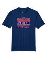 Tucson Wildcats Football Stamp - Youth Performance Shirt