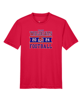 Tucson Wildcats Football Stamp - Youth Performance Shirt