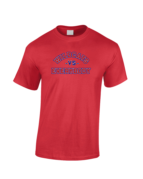 Tucson Wildcats Football Vs Everybody - Cotton T-Shirt