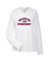 Tucson Wildcats Football Vs Everybody - Womens Performance Longsleeve
