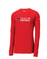 Tustin HS Football Basic - Mens Nike Longsleeve