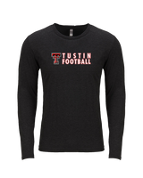 Tustin HS Football Basic - Tri-Blend Long Sleeve