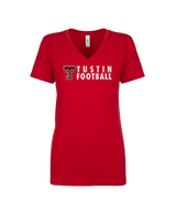 Tustin HS Football Basic - Womens Vneck