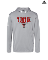 Tustin HS Football Block - Mens Adidas Hoodie