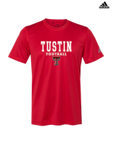 Tustin HS Football Block - Mens Adidas Performance Shirt