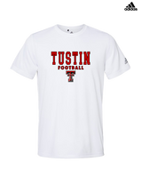 Tustin HS Football Block - Mens Adidas Performance Shirt