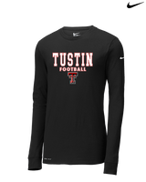 Tustin HS Football Block - Mens Nike Longsleeve