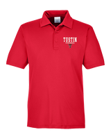 Tustin HS Football Block - Mens Polo