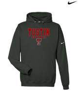 Tustin HS Football Block - Nike Club Fleece Hoodie
