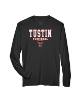 Tustin HS Football Block - Performance Longsleeve