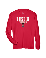 Tustin HS Football Block - Performance Longsleeve