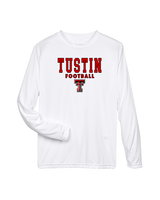 Tustin HS Football Block - Performance Longsleeve