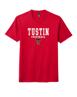 Tustin HS Football Block - Tri-Blend Shirt