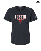Tustin HS Football Block - Womens Adidas Performance Shirt