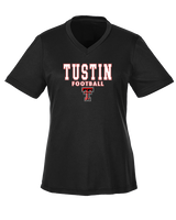 Tustin HS Football Block - Womens Performance Shirt