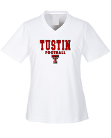 Tustin HS Football Block - Womens Performance Shirt