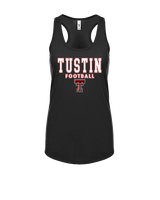 Tustin HS Football Block - Womens Tank Top