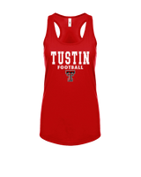 Tustin HS Football Block - Womens Tank Top