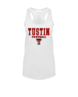 Tustin HS Football Block - Womens Tank Top