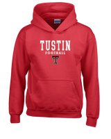 Tustin HS Football Block - Youth Hoodie