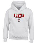 Tustin HS Football Block - Youth Hoodie