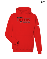 Tustin HS Football Bold - Nike Club Fleece Hoodie