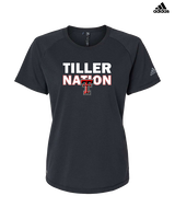 Tustin HS Football Nation - Womens Adidas Performance Shirt
