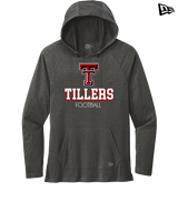 Tustin HS Football Shadow - New Era Tri-Blend Hoodie
