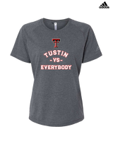 Tustin HS Football Vs Everybody - Womens Adidas Performance Shirt