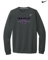Twin Valley HS Cheer Design - Mens Nike Crewneck